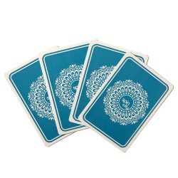 Aerial hoop playing cards - back view
