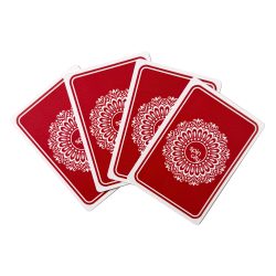 Pole fitness playing cards - back view