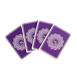 Aerial silks playing cards - back view
