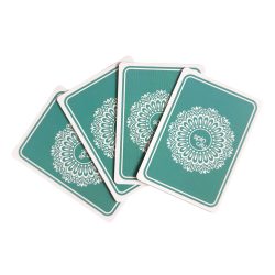 Aerial sling playing cards - back view